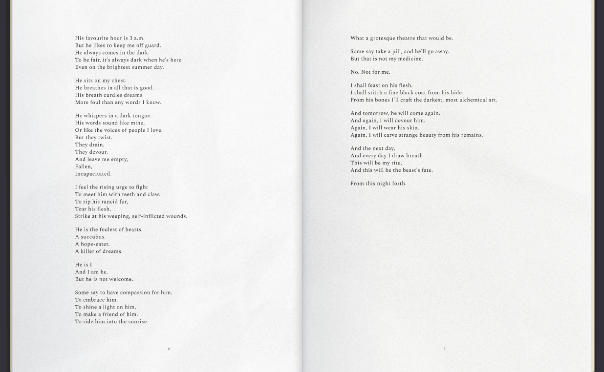 2nd Spread from Son of Fire